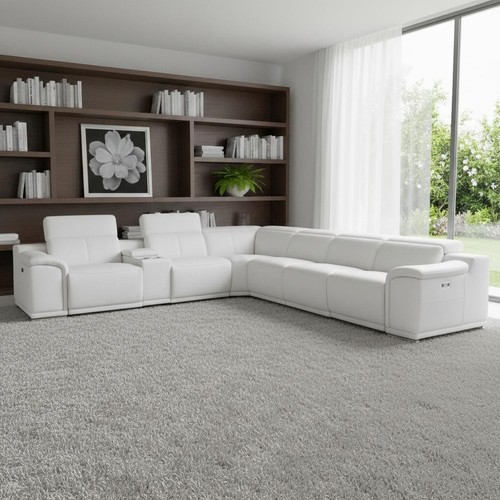 White italian leather - white,